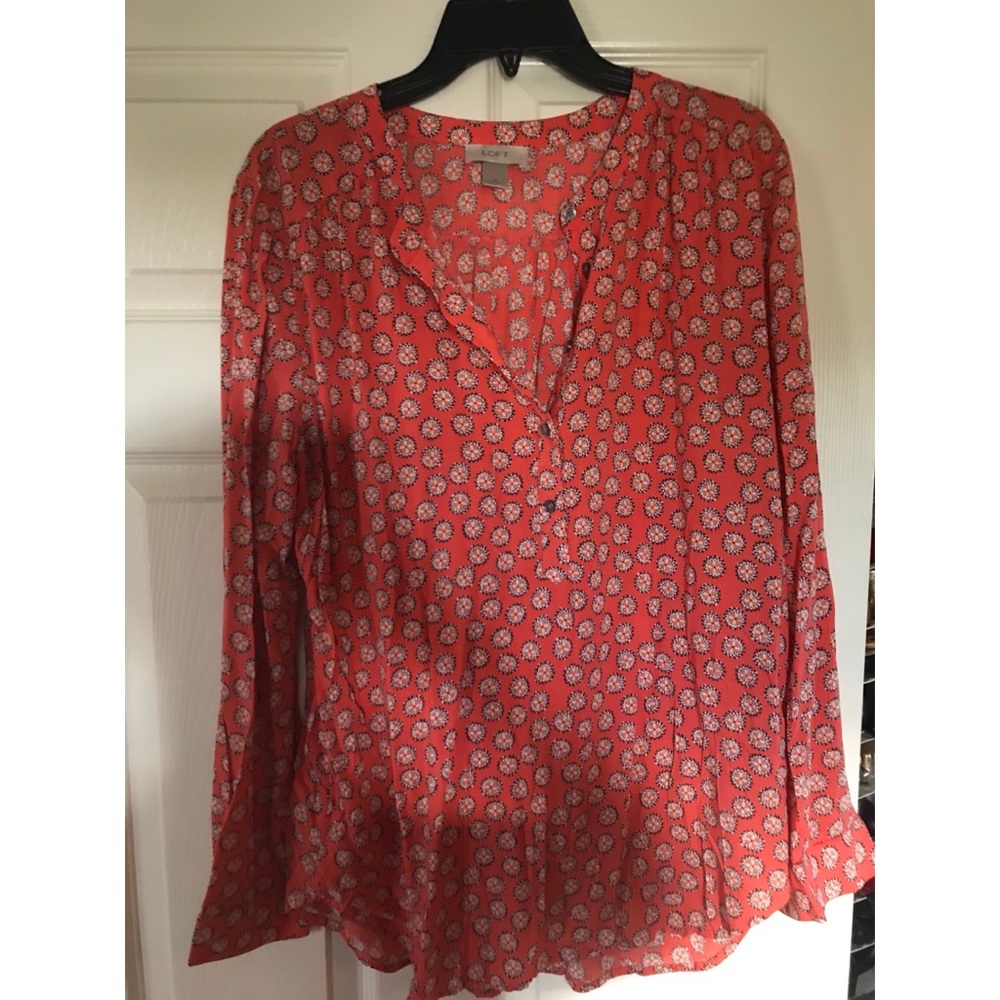 LOFT by Ann Taylor tunic/blouse - medium